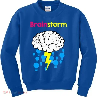 Brainstorm Good Idea Lightbulb Thunder Kids Sweatshirt