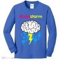 Brainstorm Good Idea Lightbulb Thunder Kids Long Sleeve Shirt thumb 0