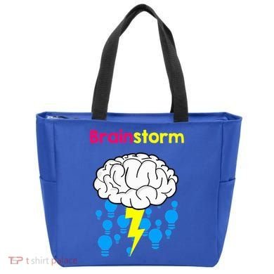 Brainstorm Good Idea Lightbulb Thunder Tote Bag