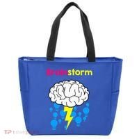 Brainstorm Good Idea Lightbulb Thunder Tote Bag thumb 0
