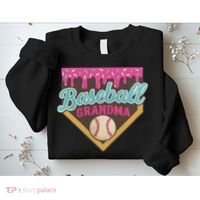 Baseball Grandma Ice Cream Drip Sweatshirt thumb 2