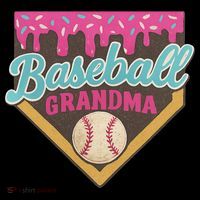 Baseball Grandma Ice Cream Drip Sweatshirt thumb 3