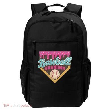 Baseball Grandma Ice Cream Drip Backpack