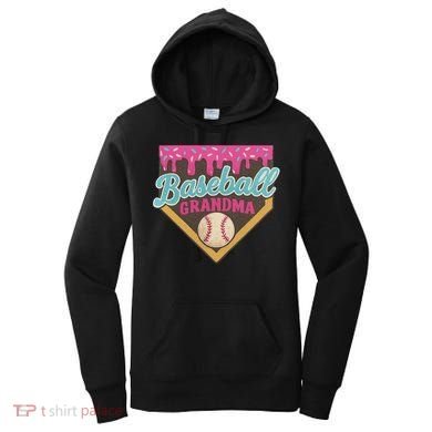 Baseball Grandma Ice Cream Drip Women's Hoodie