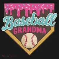 Baseball Grandma Ice Cream Drip Women's Hoodie thumb 2