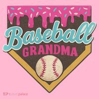 Baseball Grandma Ice Cream Drip Coaster thumb 2