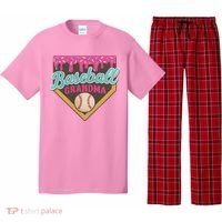 Baseball Grandma Ice Cream Drip Pajama Set thumb 0