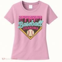 Baseball Grandma Ice Cream Drip Women's T-Shirt thumb 0