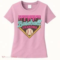 Baseball Grandma Ice Cream Drip Women's T-Shirt thumb 0