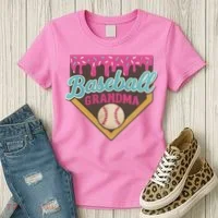 Baseball Grandma Ice Cream Drip Women's T-Shirt thumb 3