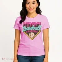 Baseball Grandma Ice Cream Drip Women's T-Shirt thumb 4