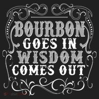 Bourbon Goes In Wisdom Comes Out Beanie thumb 2