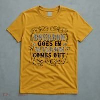Bourbon Goes In Wisdom Comes Out T-Shirt thumb 5