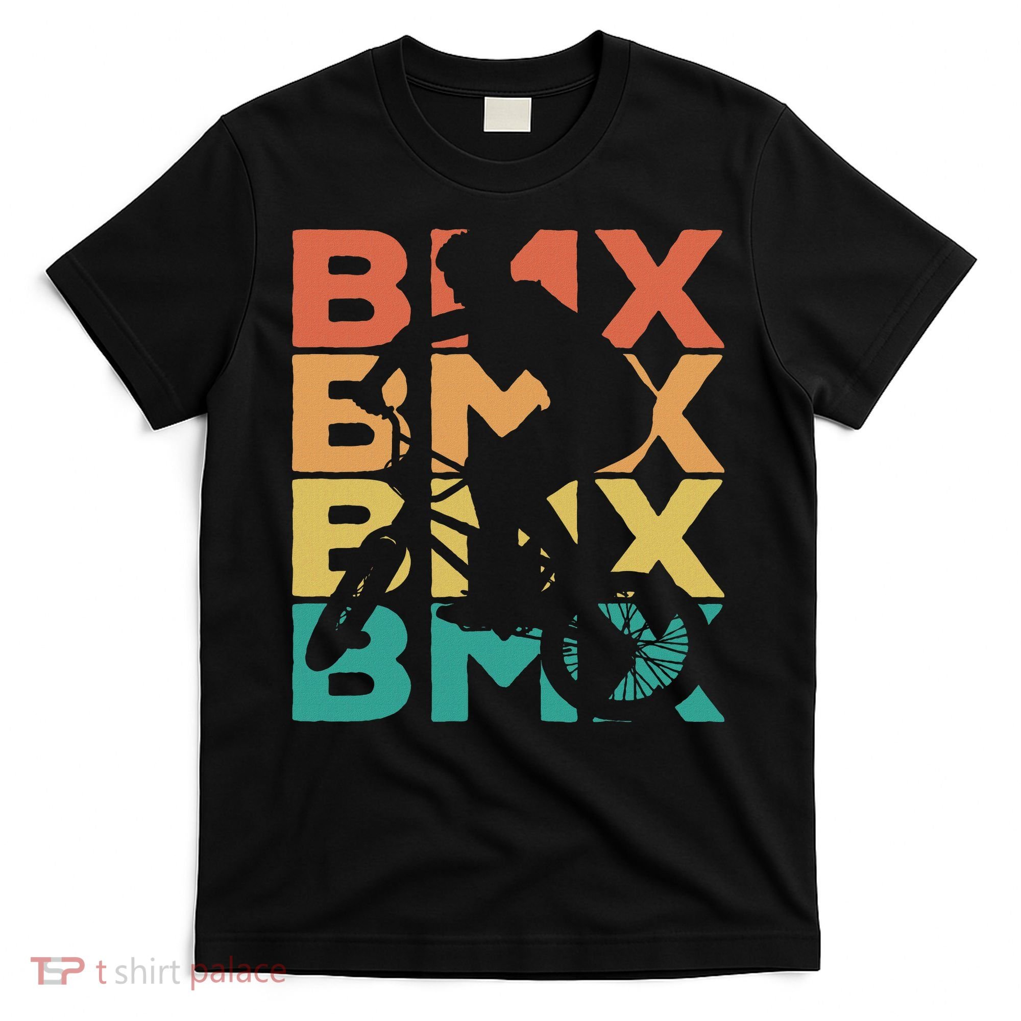 Bmx Gift Ideas Retro Vintage Bmx Adult Black T-Shirt