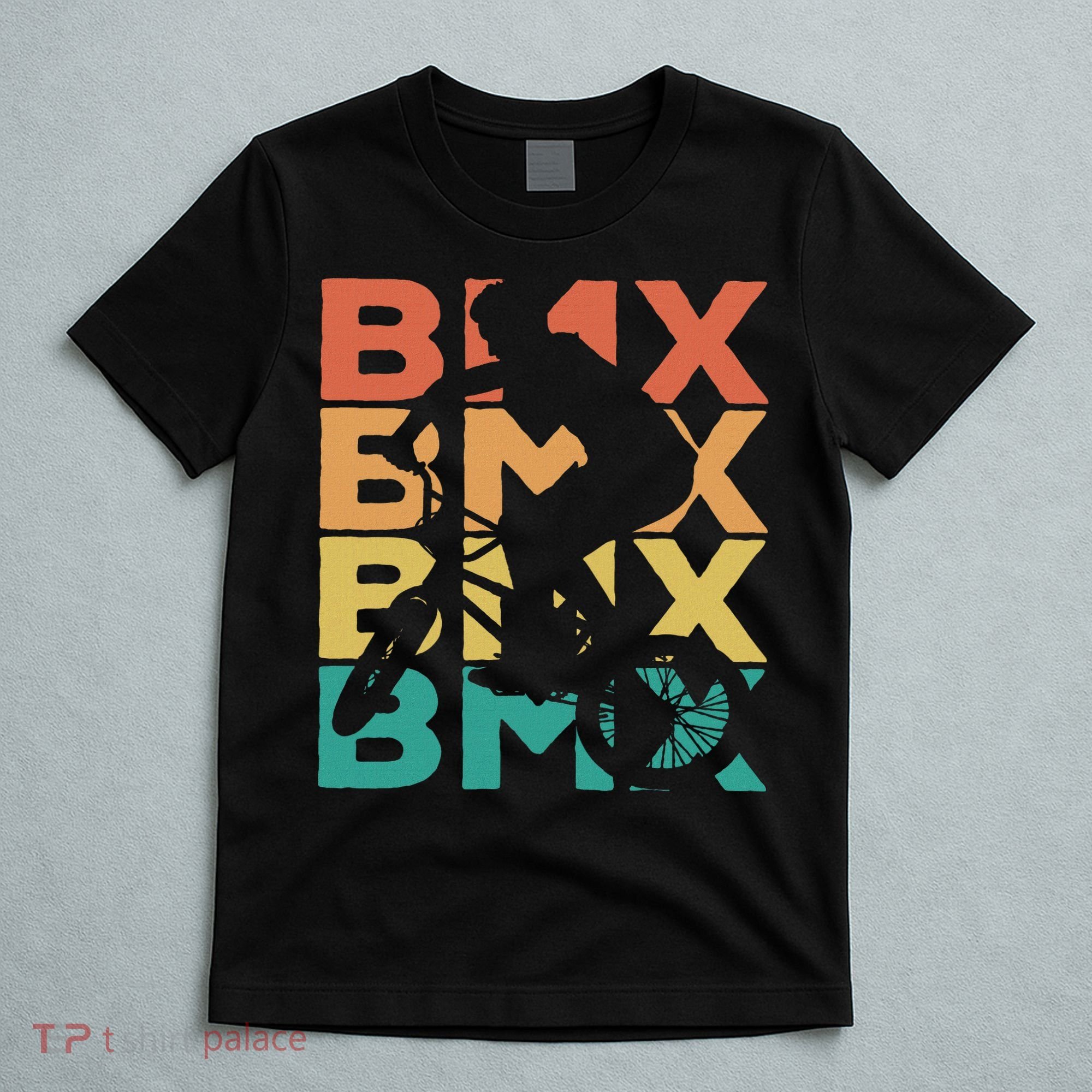 Bmx Gift Ideas Retro Vintage Bmx Adult Black T-Shirt