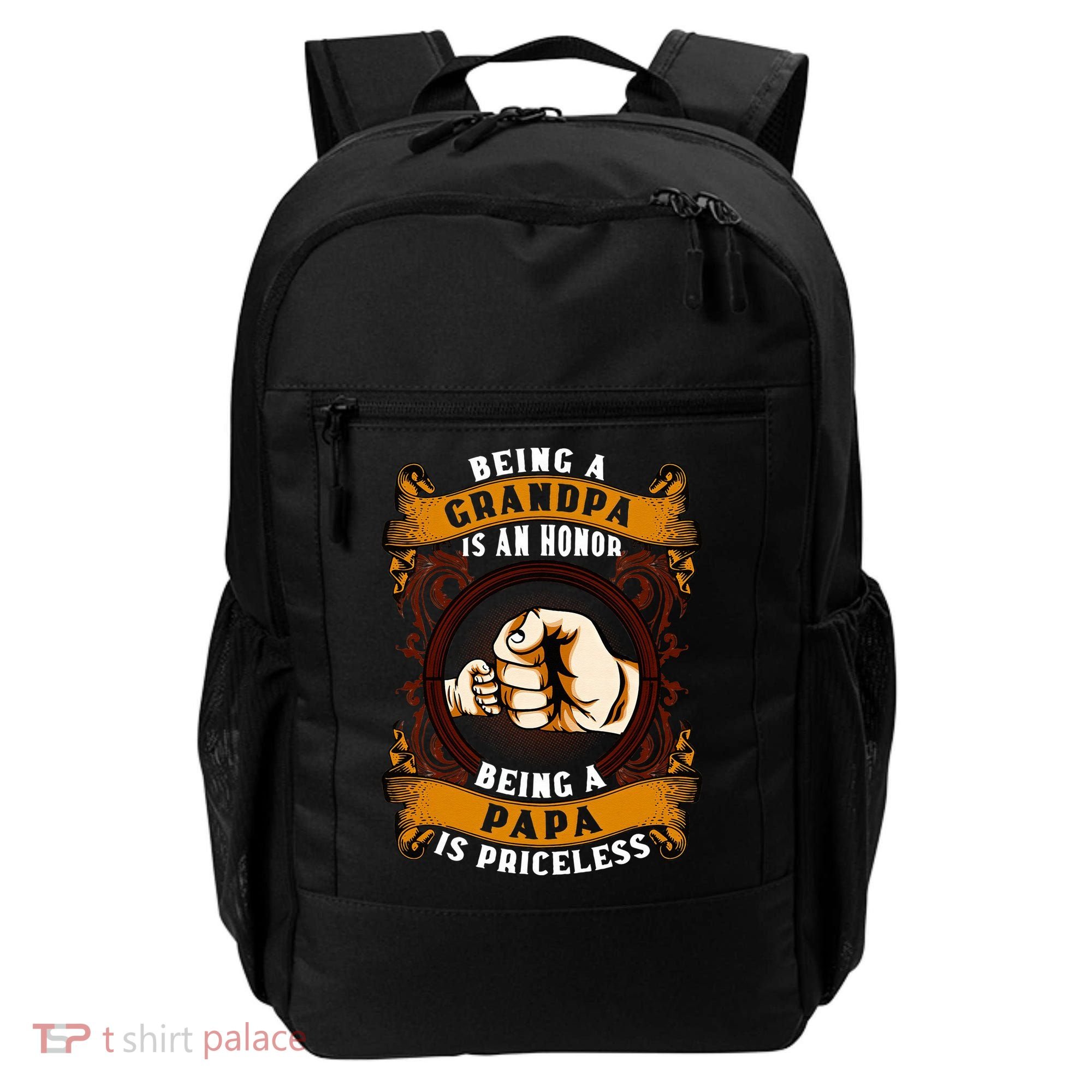 Being Grandpa Is An Honor Being Papa Is PRICELESS Father Day Backpack