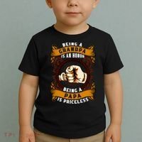 Being Grandpa Is An Honor Being Papa Is PRICELESS Father Day Toddler T-Shirt thumb 2