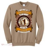 Being Grandpa Is An Honor Being Papa Is PRICELESS Father Day Sweatshirt thumb 0