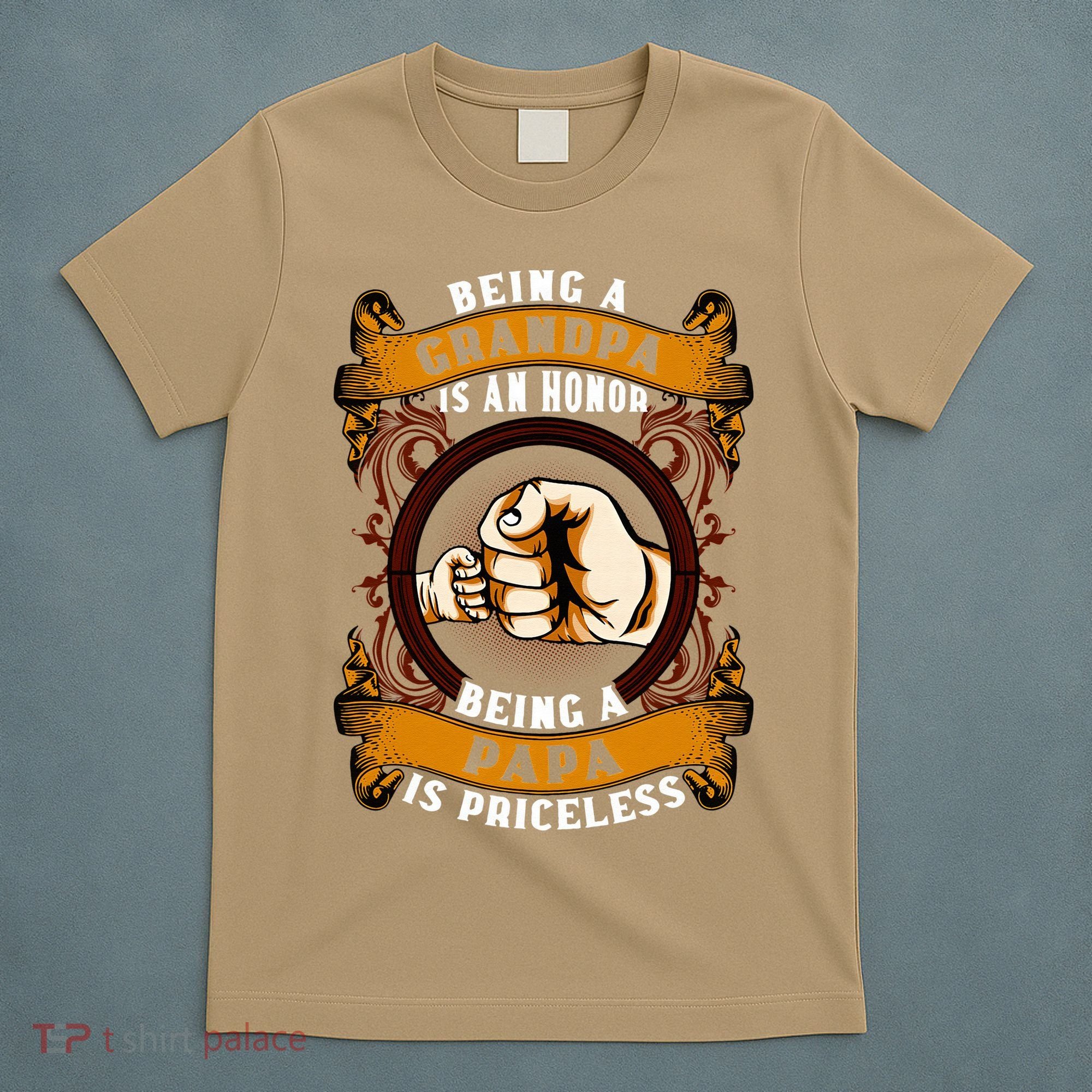 Being Grandpa Is An Honor Being Papa Is PRICELESS Father Day T-Shirt