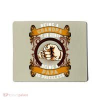 Being Grandpa Is An Honor Being Papa Is PRICELESS Father Day Mousepad thumb 0