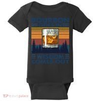 Bourbon Goes In Wisdom Comes Out Bourbon Drinking Lover Gift Baby Bodysuit thumb 0