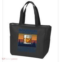 Bourbon Goes In Wisdom Comes Out Bourbon Drinking Lover Gift Tote Bag thumb 3