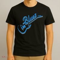 Blues Guitar Jazz Music Guitarist Blues T-Shirt thumb 3