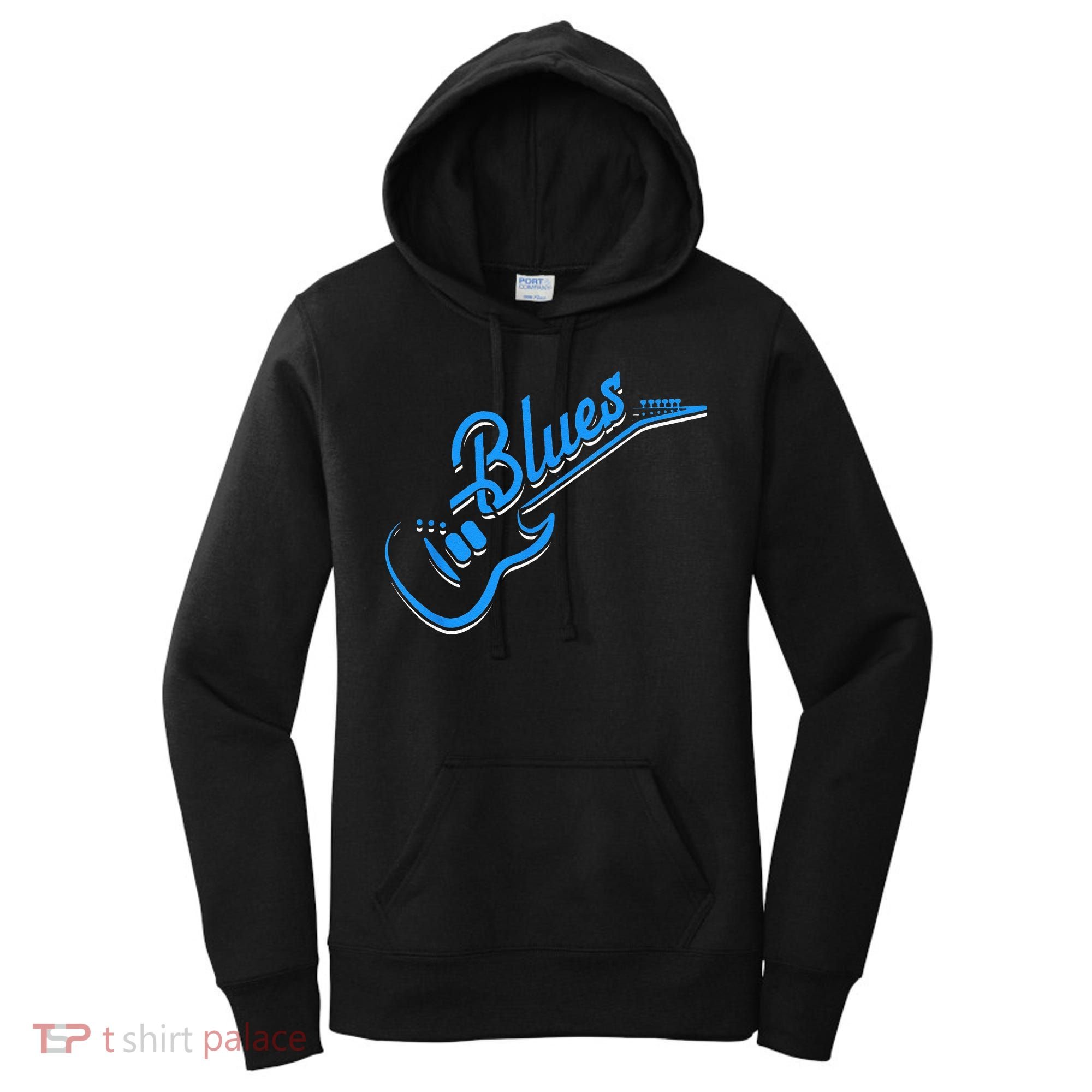 Blues Guitar Jazz Music Guitarist Blues Women's Hoodie