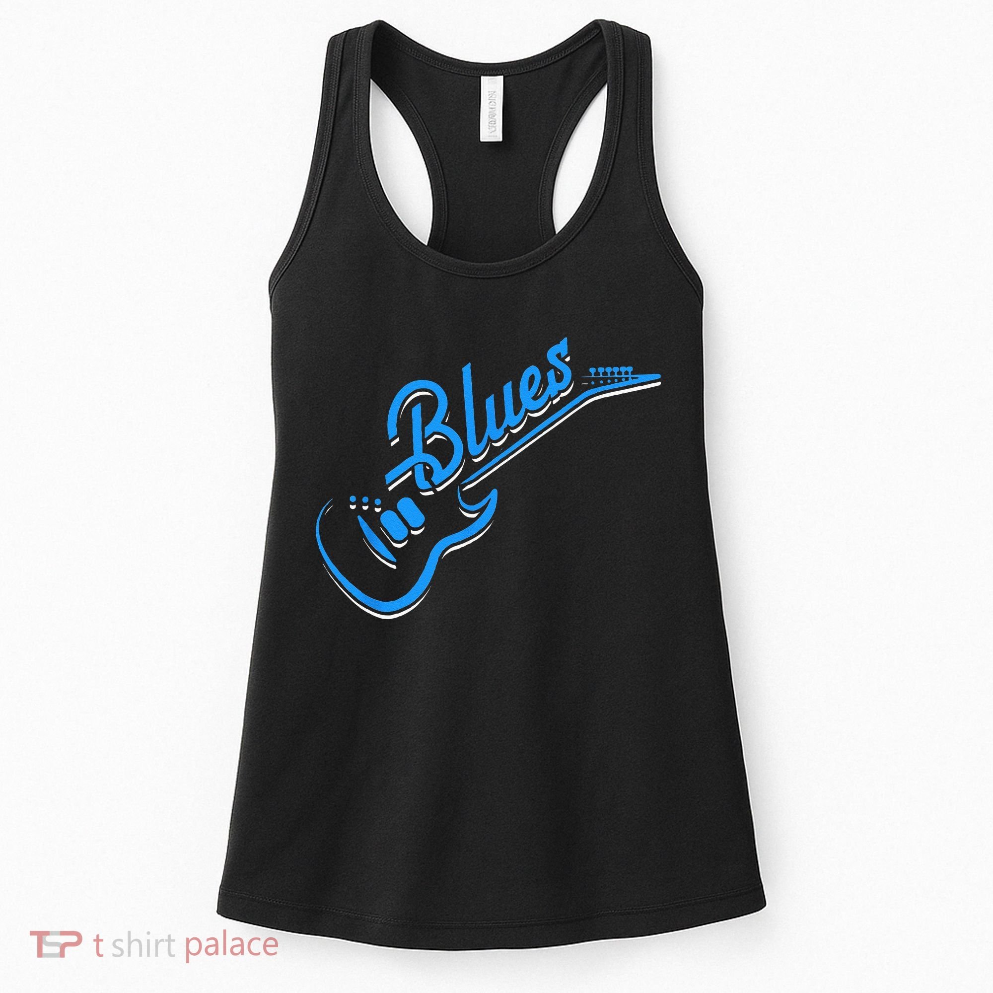 Blues Guitar Jazz Music Guitarist Blues Women's Tank Top
