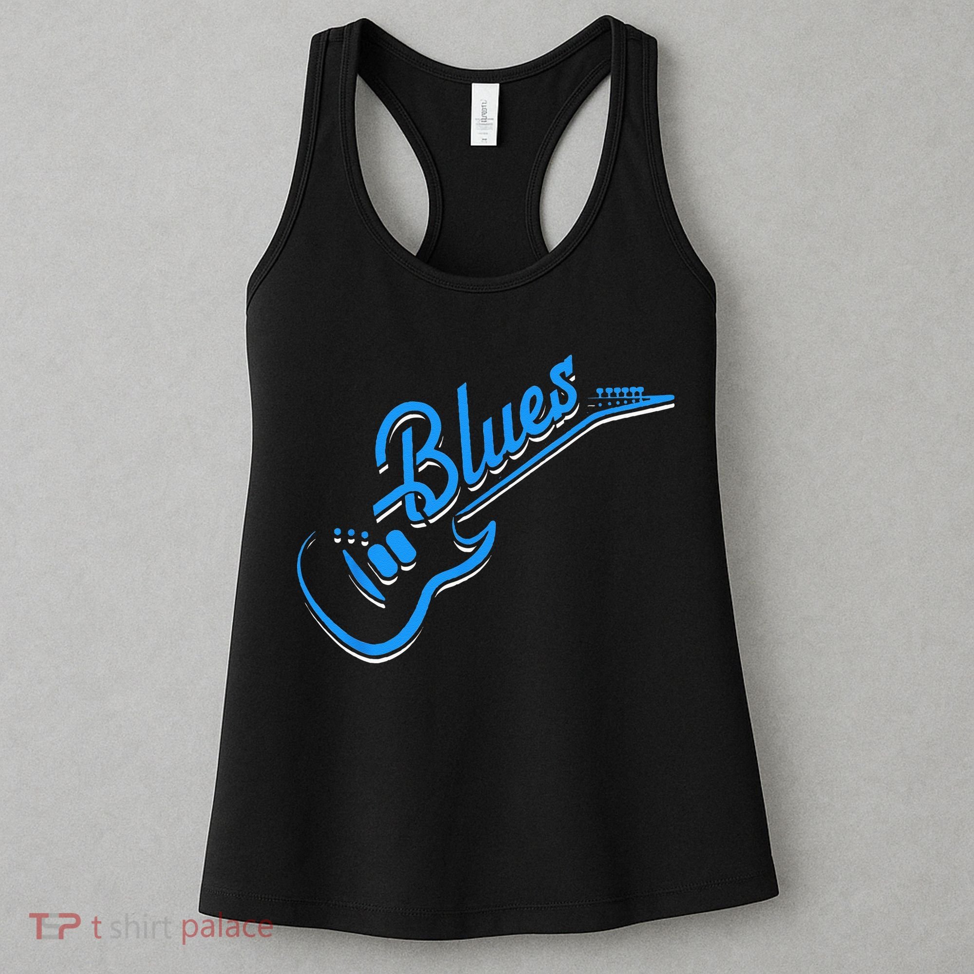 Blues Guitar Jazz Music Guitarist Blues Women's Tank Top