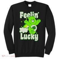 Bears Good Luck Bear Jumping Feelin Lucky Distressed Sweatshirt thumb 0