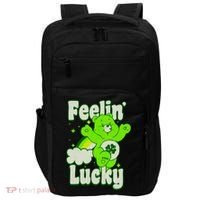 Bears Good Luck Bear Jumping Feelin Lucky Distressed Impact Tech Backpack thumb 0