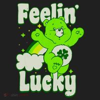 Bears Good Luck Bear Jumping Feelin Lucky Distressed Beanie thumb 2