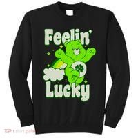Bears Good Luck Bear Jumping Feelin Lucky Distressed Tall Sweatshirt thumb 0
