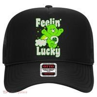 Bears Good Luck Bear Jumping Feelin Lucky Distressed Hat thumb 0