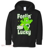 Bears Good Luck Bear Jumping Feelin Lucky Distressed Toddler Hoodie thumb 0