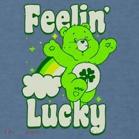 Bears Good Luck Bear Jumping Feelin Lucky Distressed Garment-Dyed Sweatshirt thumb 2