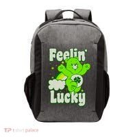 Bears Good Luck Bear Jumping Feelin Lucky Distressed Vector Backpack thumb 0