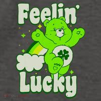 Bears Good Luck Bear Jumping Feelin Lucky Distressed Vector Backpack thumb 2