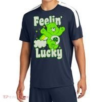 Bears Good Luck Bear Jumping Feelin Lucky Distressed Sport-Tek Competitor United Soccer Jersey thumb 0