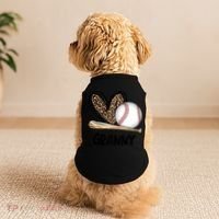 Baseball Granny Leopard Heart Baseball Lover Great Gift Doggie Tank thumb 2