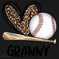 Baseball Granny Leopard Heart Baseball Lover Great Gift Doggie Tank thumb 4