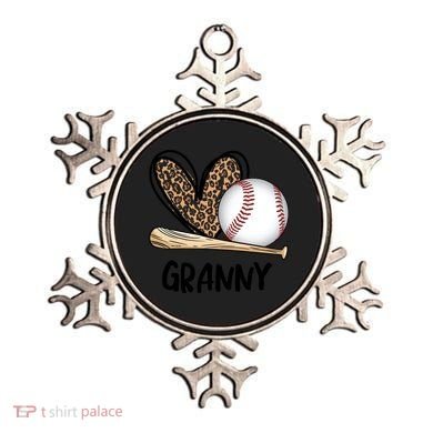 Baseball Granny Leopard Heart Baseball Lover Great Gift Ornament