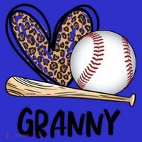 Baseball Granny Leopard Heart Baseball Lover Great Gift Long Sleeve Shirt thumb 2