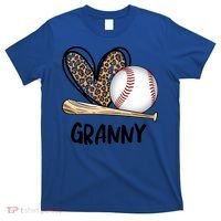 Baseball Granny Leopard Heart Baseball Lover Great Gift T-Shirt thumb 0