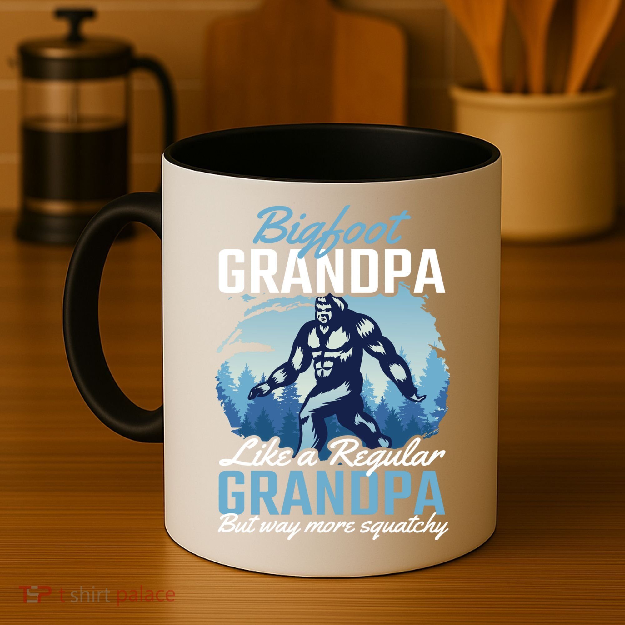 Bigfoot Grandpa Like A Regular Grandpa But Way More Squatchy Gift Coffee Mug