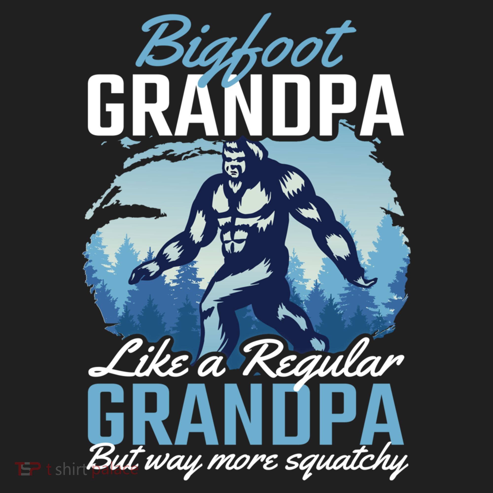 Bigfoot Grandpa Like A Regular Grandpa But Way More Squatchy Gift Hat