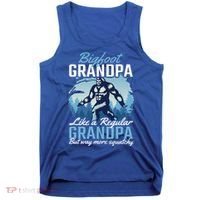 Bigfoot Grandpa Like A Regular Grandpa But Way More Squatchy Gift Tank Top thumb 0