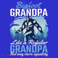 Bigfoot Grandpa Like A Regular Grandpa But Way More Squatchy Gift Tank Top thumb 6