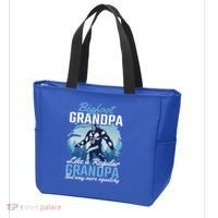 Bigfoot Grandpa Like A Regular Grandpa But Way More Squatchy Gift Tote Bag thumb 3